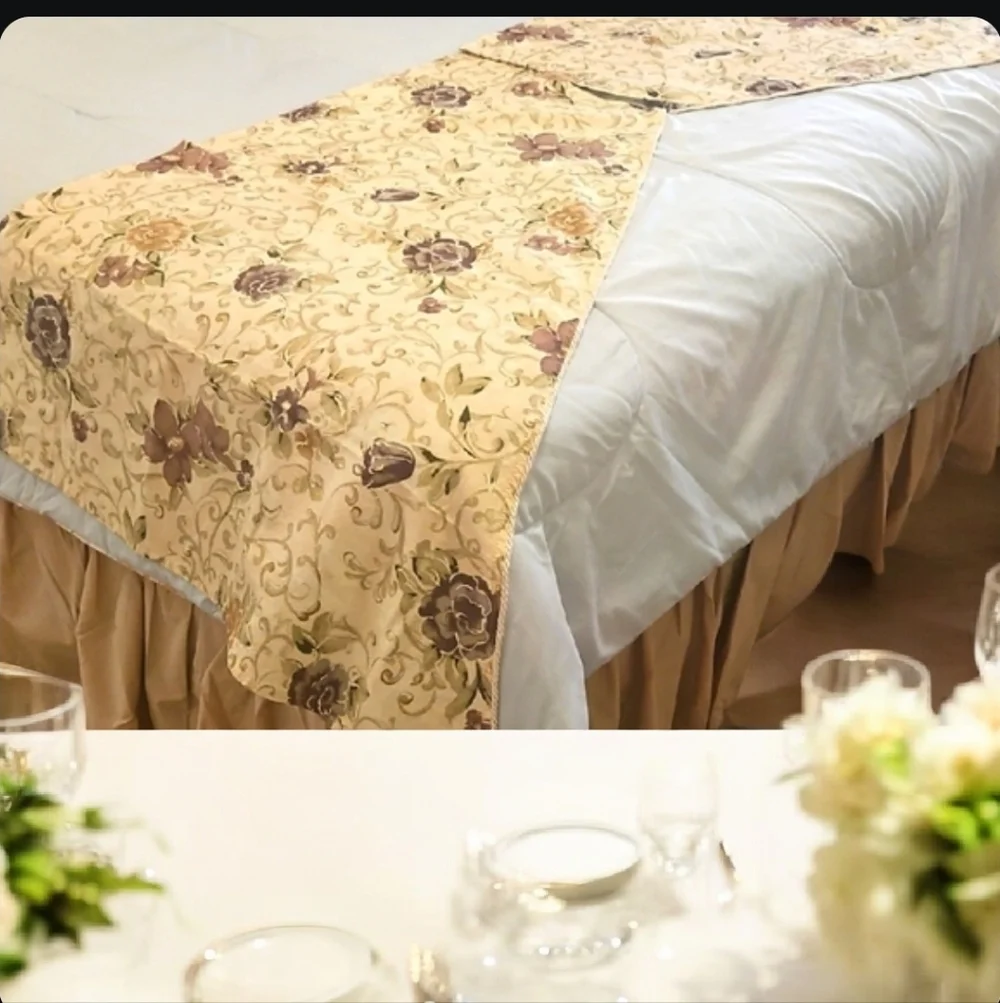 Floral Valance SET of One Window 2 Pieces Included 40x24x36